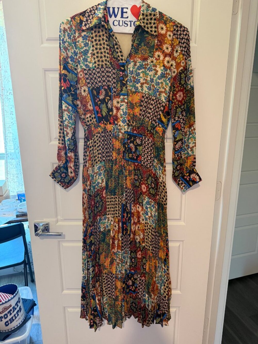 Emma & Michele Floral Patchwork Dress Size S